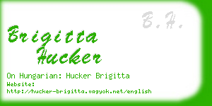 brigitta hucker business card